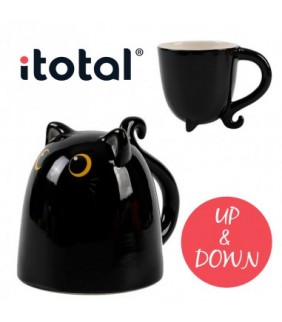 Taza de Cerámica Up&Down iTotal Black Cat