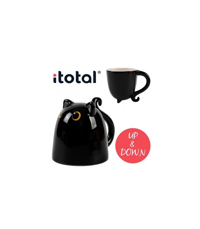 Taza de Cerámica Up&Down iTotal Black Cat