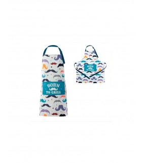 Delantal cocina Moustache iTotal