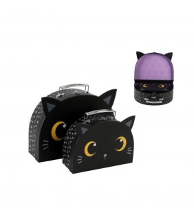 Cajas de Regalo con asa BLACK CAT set de 2 uds