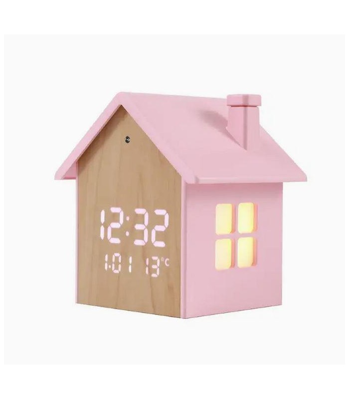 Despertador Casita Rosa Pastel