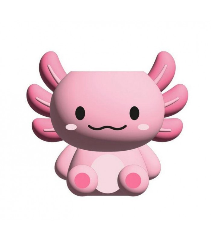 Portalapices Ajolote Rosa 15cm