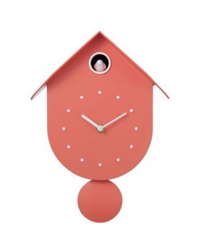 RELOJ CUCO PAJARO NARANJA