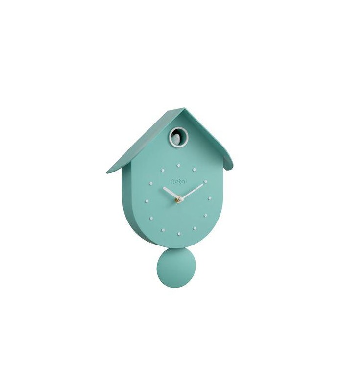 RELOJ CUCO PAJARO VERDE PASTEL 