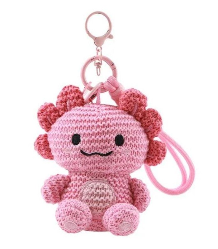 LLAVERO CROCHET AJOLOTE