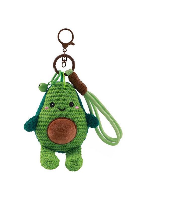 LLAVERO CROCHET AGUACATE