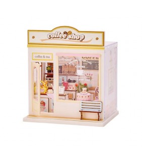 MAQUETA TIENDA DE CAFÉ 