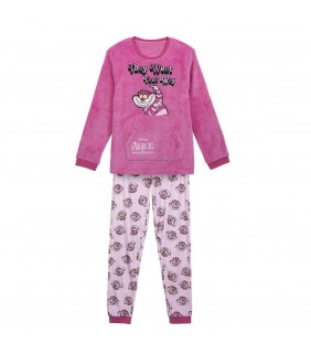 Pijama largo coral fleece Disney Alicia Talla XS