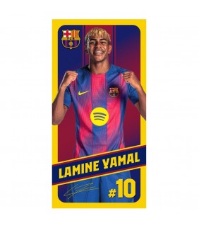 Toalla Lamine Yamal F C Barcelona microfibra