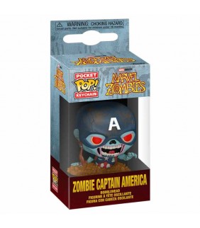 Llavero Pocket POP Marvel - Marvel Zombies Capitan